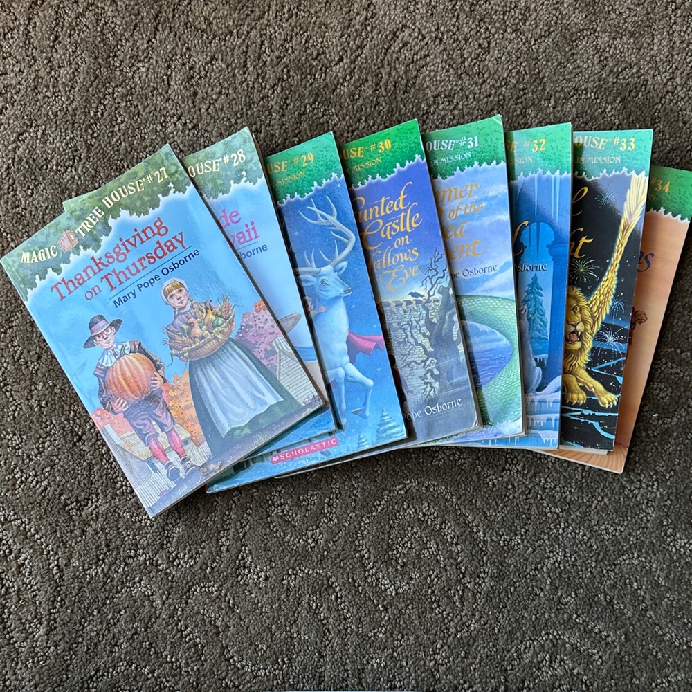 Magic Tree House Children's Book Set - Books #27-34